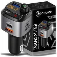 TRANSMITER SAMOCHODOWY BLUETOOTH FM 2X USB TRANSMITER WIELOFUNKCYJNY