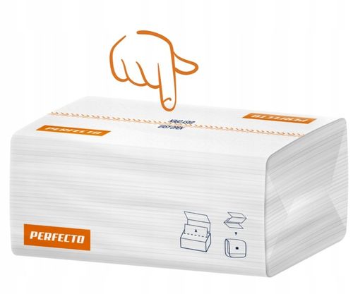 RĘCZNIK PAPIEROWY ZZ BIAŁY CELULOZA 2W Gruby Chłonny Perfecto Easy Open na Arena.pl