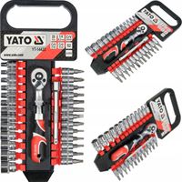 YATO ZESTAW NASADEK GRZECHOTKA 1/4" NASADKI TRZPIENIOWE BITY 28 el.