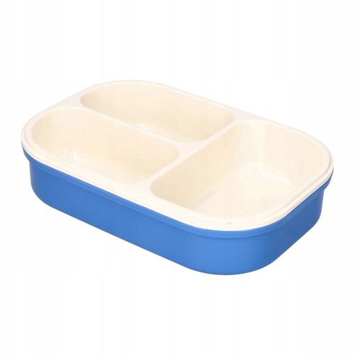 ŚNIADANIÓWKA LUNCHBOX 3 PRZEGRÓDKI SZTUĆCE LUNCH BOX POJEMNIK ŚNIADANIE na Arena.pl