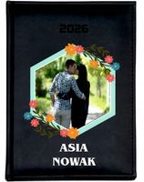 KALENDARZ A5 2026 DZIENNY KSIĄŻKOWY NADRUK UV PREZENT Z TWOIM ZDJĘCIEM