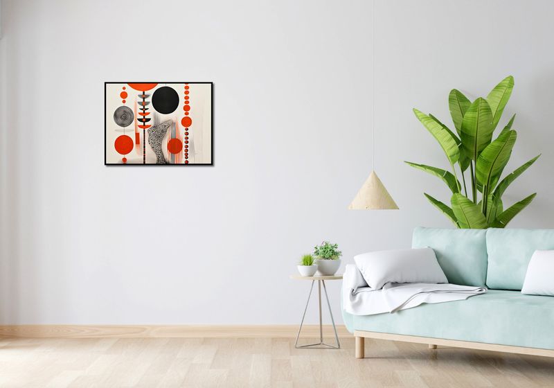 Plakat 65x50cm Kontrastowy Kosmos zdjęcie 4