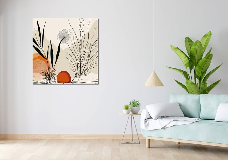 Obraz 90x90cm Echem przez Pustynie zdjęcie 2