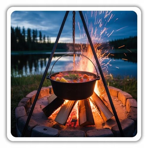 KOCIOŁEK ŻELIWNY WISZĄCY GARNEK MYŚLIWSKI WĘGIERSKI 7,2L NA OGNISKO na Arena.pl