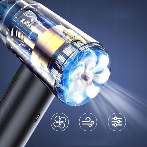 ODKURZACZ RĘCZNY SAMOCHODOWY BEZPRZEWODOWY DO AUTA DOMU 2W1 DMUCHAWA na Arena.pl