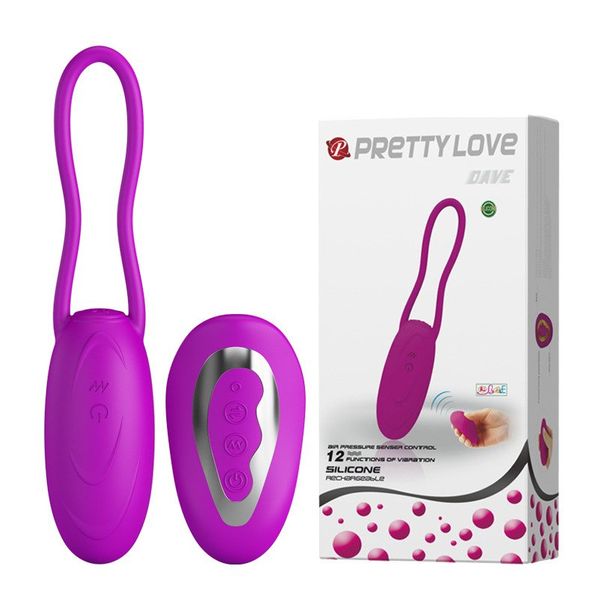 Wibrujące Jajko Funkcja Sensor Air - Pretty Love Dave zdjęcie 1