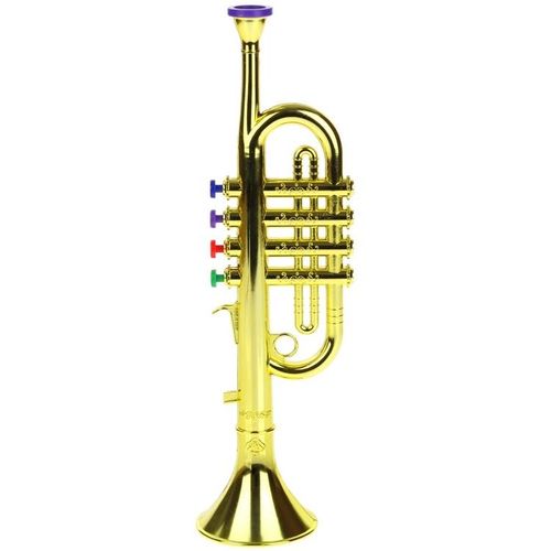 Trąbka dla Dzieci Instrument Muzyczny - Złota na Arena.pl