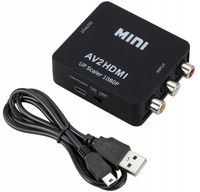 ADAPTER AV RCA DO HDMI KONWERTER CINCH 1080P KABEL FULL HD