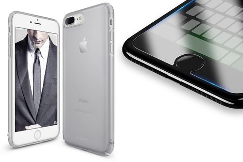ETUI RINGKE SLIM IPHONE 8/7 PLUS + SZKŁO 3MK FG na Arena.pl