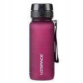 BIDON SPORTOWY 650ML TRITANOWA BUTELKA NA WODĘ Z MIARKĄ BPA FREE BORDOWA