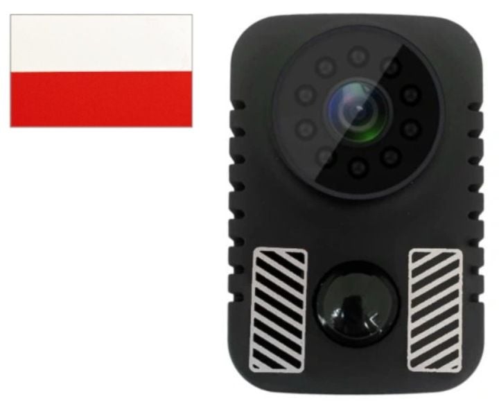 Kamera mini szpiegowska detekcja ruchu kamerka + naklejka zdjęcie 1