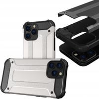 hybrid armor pancerne hybrydowe etui pokrowiec iphone 13 pro srebrny