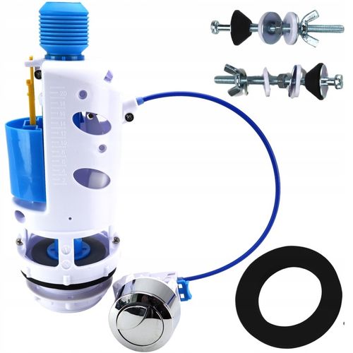 Dwufunkcyjny uniwersalny zawór spustowy spłukujący do Spłuczki 3/6L kompakt na Arena.pl