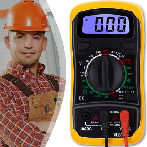 PROFESJONALNY MIERNIK PRĄDU DO MIERZENIA AMPEROMIERZ CYFROWY LCD UNIWERSALN na Arena.pl