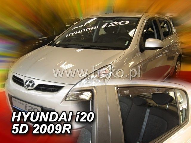 Owiewki Hyundai i20 I 5d. HTB 2009-2015r. Z TYŁAMI zdjęcie 2
