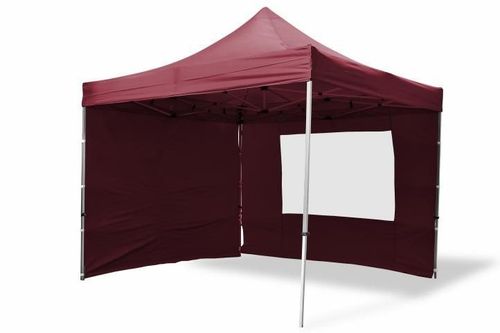 Pawilon ogrodowy PROFI rozkładany 3 x 3 m - winny, 4 ściany na Arena.pl