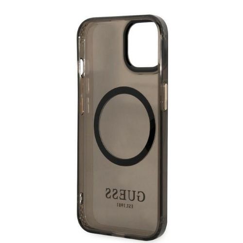 Guess GUHMP13MHTCMK iPhone 13 6,1" czarny/black hard case Gold Outline na Arena.pl