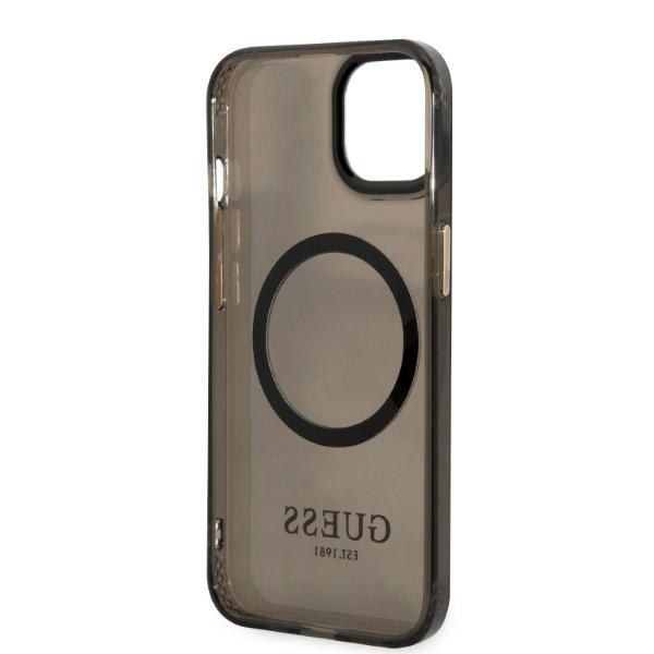 Guess GUHMP13MHTCMK iPhone 13 6,1" czarny/black hard case Gold Outline zdjęcie 7