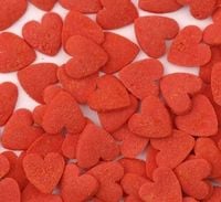 POSYPKA CUKROWA - SERCA DUŻE czerwone - 50g