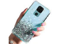Etui brokatowe piękne Case do Samsung Galaxy A02s SM-A025F niebieski