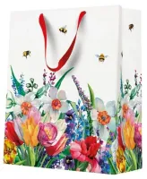 Torebka Prezentowa Łąka Z Pszczołami, Duża