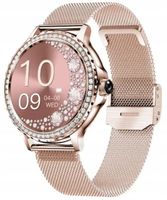 Smartwatch Damski Rubicon RNCF19-1 Różowe Złoto Bransoleta + Pasek