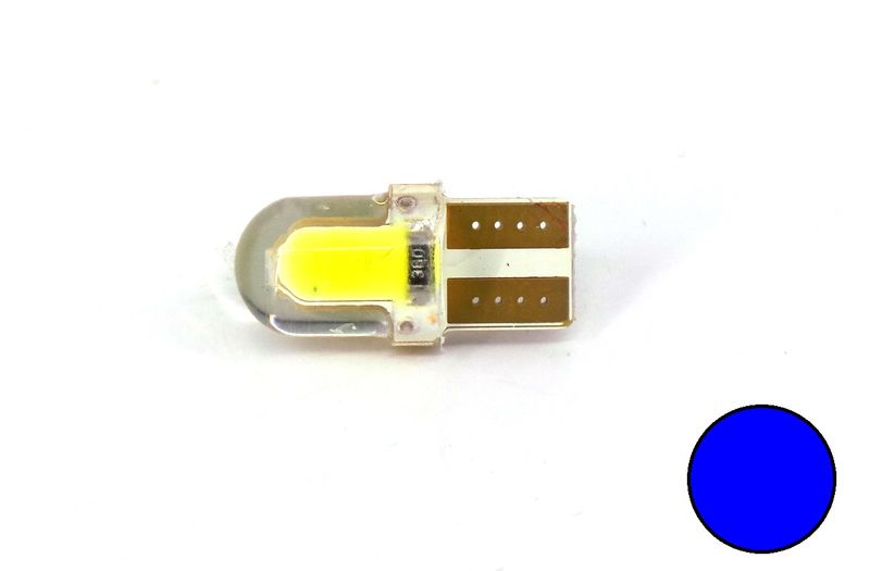 żarówka LED T10 12V 1.5W CANBUS niebieska zdjęcie 1