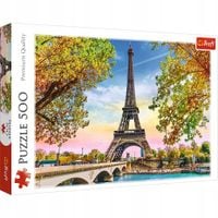 puzzle 500 romantyczny paryż 37330
