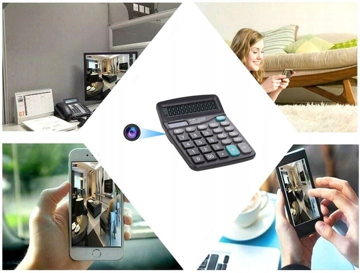 KALKULATOR MINI KAMERA SZPIEGOWSKA FULL HD WIFI zdjęcie 14