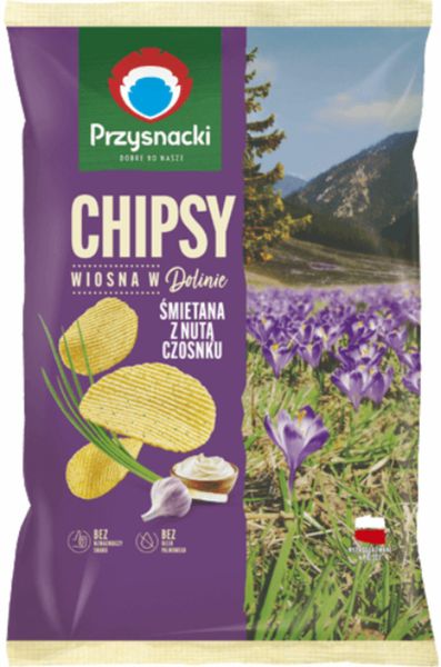 FELIX CHIPS 130G ŚMIETANA-CZOSNEK zdjęcie 1