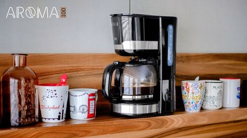 Ekspres do kawy przelewowy 1,5L 1000W szklany podtrzymanie temp Teesa na Arena.pl