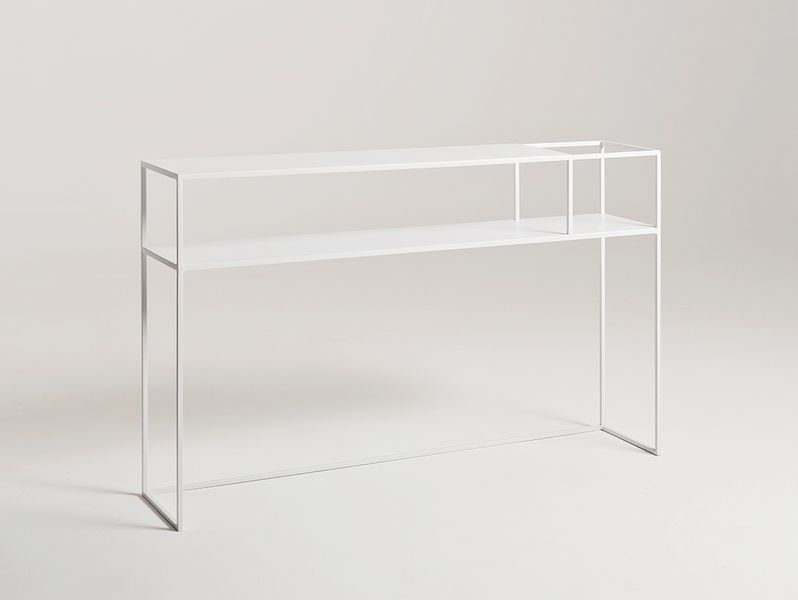 Konsola SENSO FLOWER 120 biała prawa zdjęcie 1