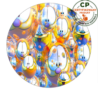 Opłatek na tort Garfield