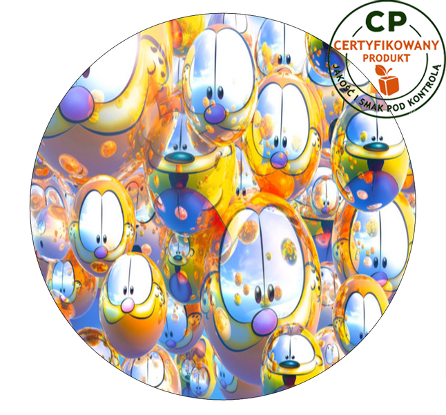 Opłatek na tort Garfield zdjęcie 1