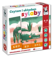 Czytam i układam sylaby. Układanka sylabowa