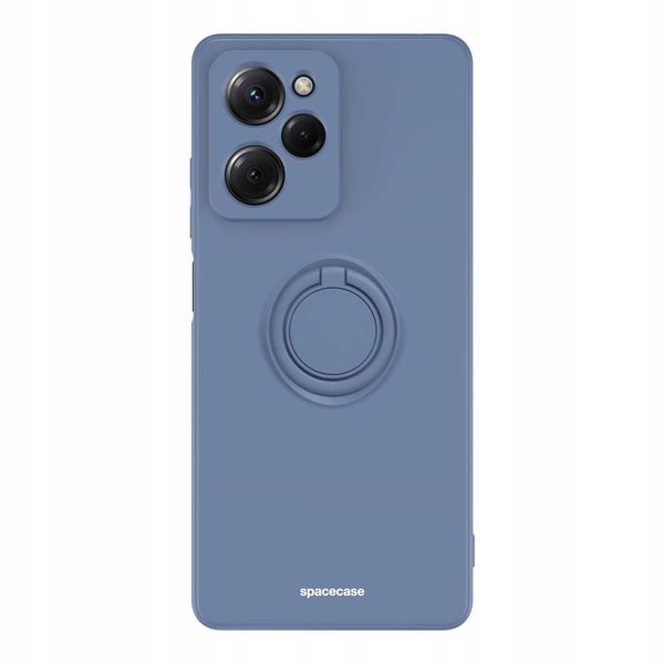 Spacecase Silicone Ring Poco X5 Pro 5G Blue zdjęcie 7