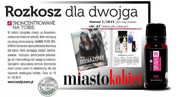 LL BeMINE PURE WOMAN Damskie FEROMONY BEZWONNE10ml zdjęcie 14