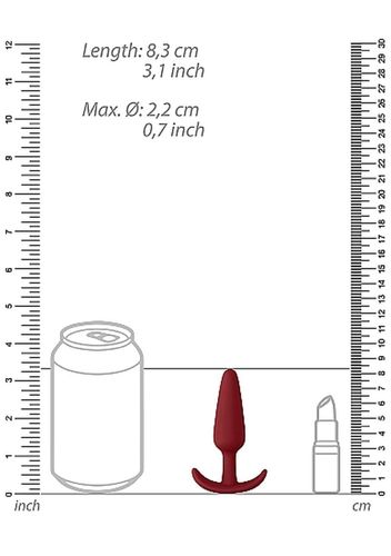 Slim Butt Plug - Red na Arena.pl