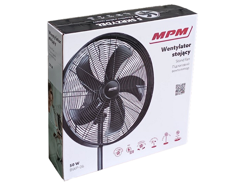 Wiatrak - Wentylator podłogowy MPM BWP-06 - 50W na Arena.pl