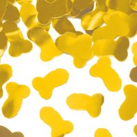 Konfetti Peniski Penisy, złote