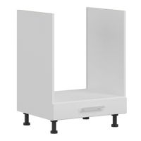 Tiffany T-21/D60P Biały połysk MDF szafka dolna, piekarnik, płyta, szybko