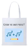 Dzień Nauczyciela Prezent Torba Eco Biała Shopper Z Nadrukiem Ze Zdjęciem