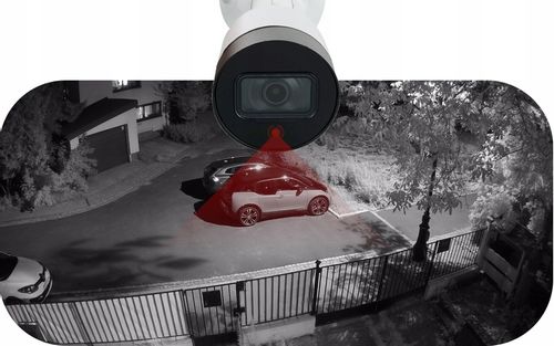 ZEWNĘTRZNA TUBOWA KAMERA IP 5 MPx POE ONVIF MIKROFON BIAŁA TUBA DVS IP POE na Arena.pl