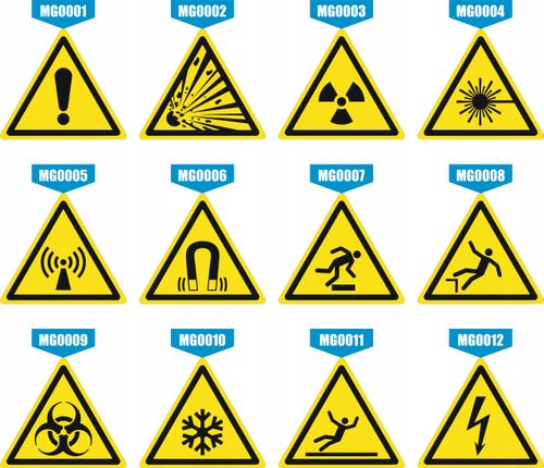Znak Ostrzeżenie przed wiszącymi przedmiotami grawerowana 10x10 duży wybór na Arena.pl