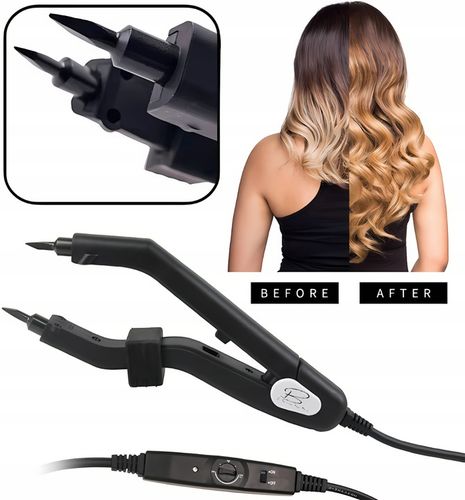 Zgrzewarka Do Przedłużania Włosów Keratyna Smukła Cienka Mini Końcówka na Arena.pl