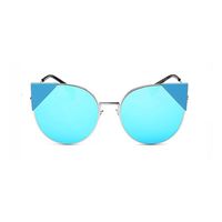 okulary lustrzane cat triangle - niebieskie ok85wz4