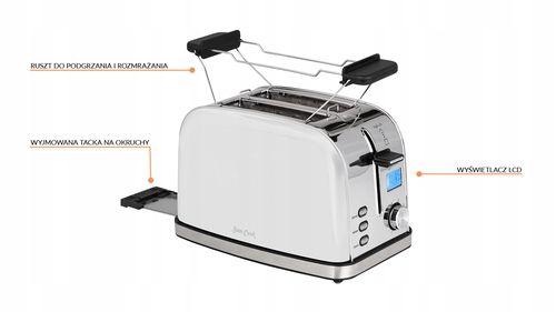 Toster opiekacz 950 W biały PSC-60/W na Arena.pl