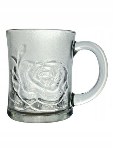 6x SZKLANKI 280 ML DO HERBATY KAWY Z UCHEM KOMPLET SZKLANEK ELEGANCKIE na Arena.pl