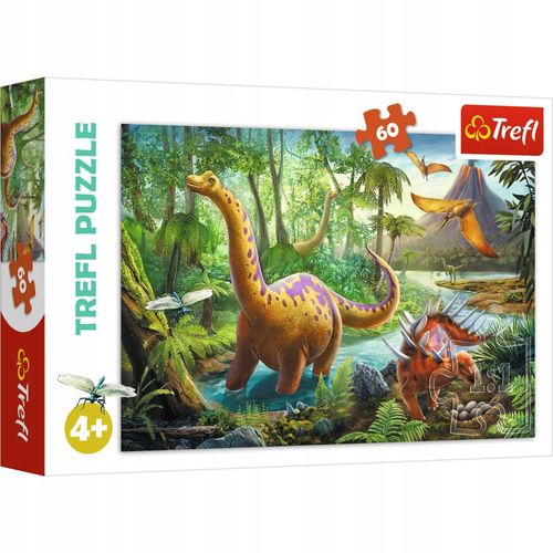 puzzle 60 wędrówka dinozarów 17319 na Arena.pl
