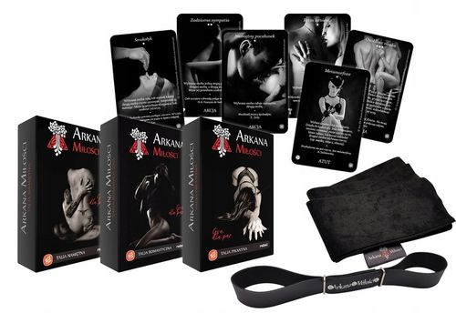 Gry dla Par Do Seksu Zestaw Gier Erotycznych Arkana Miłości: Edycja Deluxe na Arena.pl